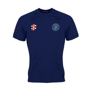 Actonians Cricket Club Child's Navy Matrix V2 S/S Tee Shirt-Junior