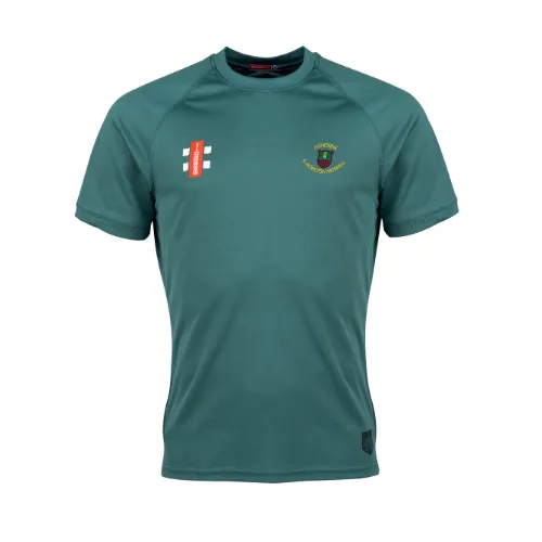 Ashorne and Moreton Morrell CC Child's Green Matrix V2 S/S Tee Shirt-Junior