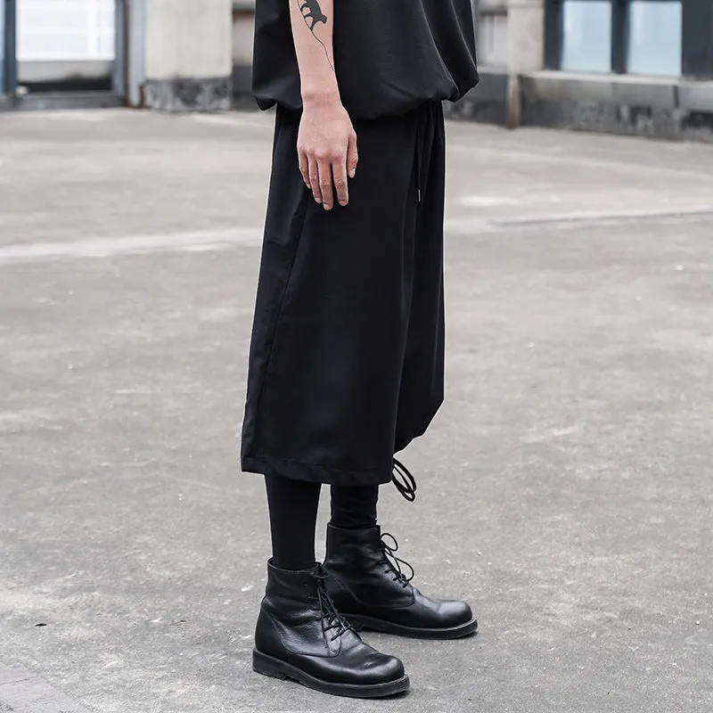 Asymmetrical loose-fitting Slacks