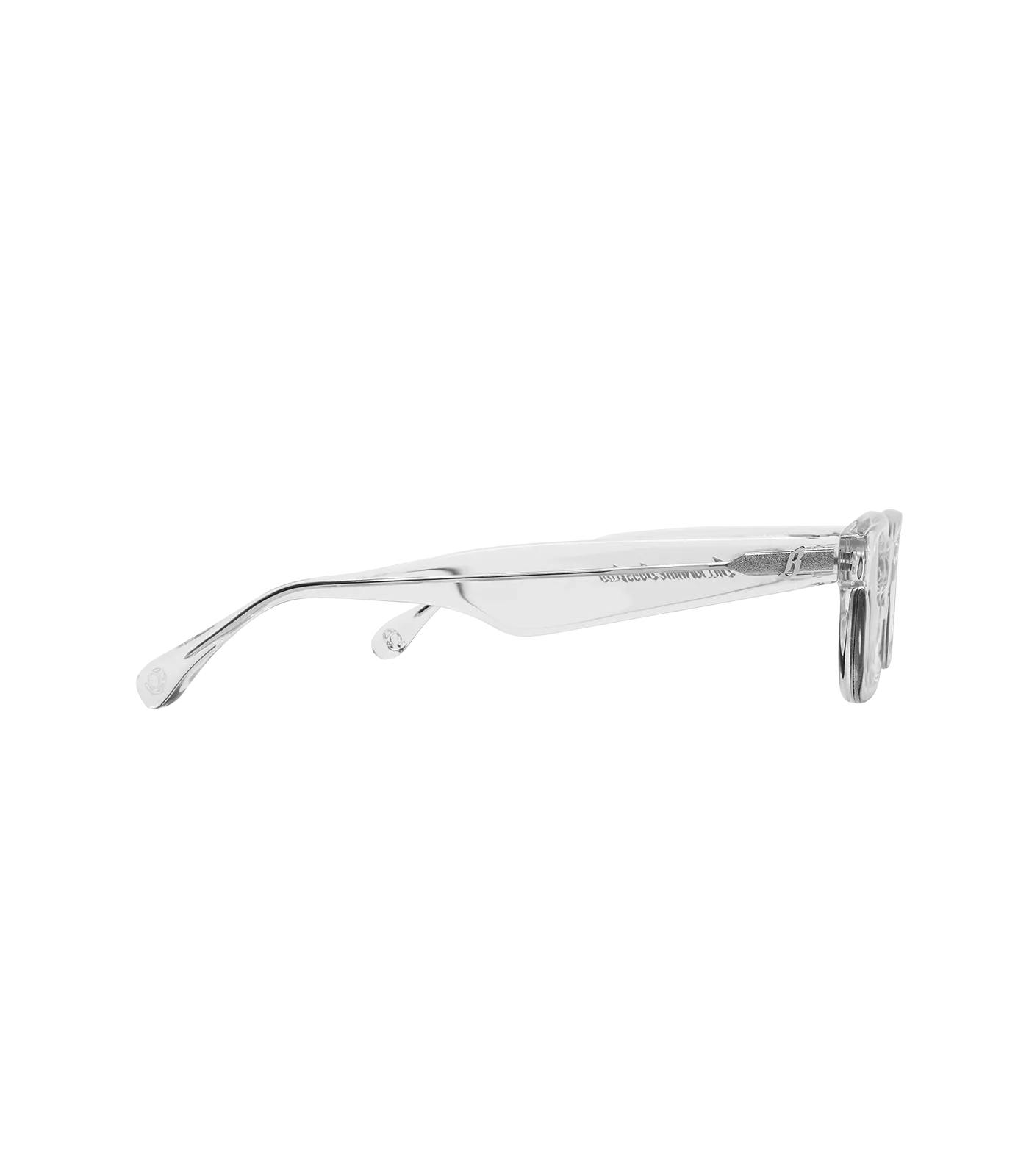 BBC LOGO SUNGLASSES - TRANSPARENT/GREY