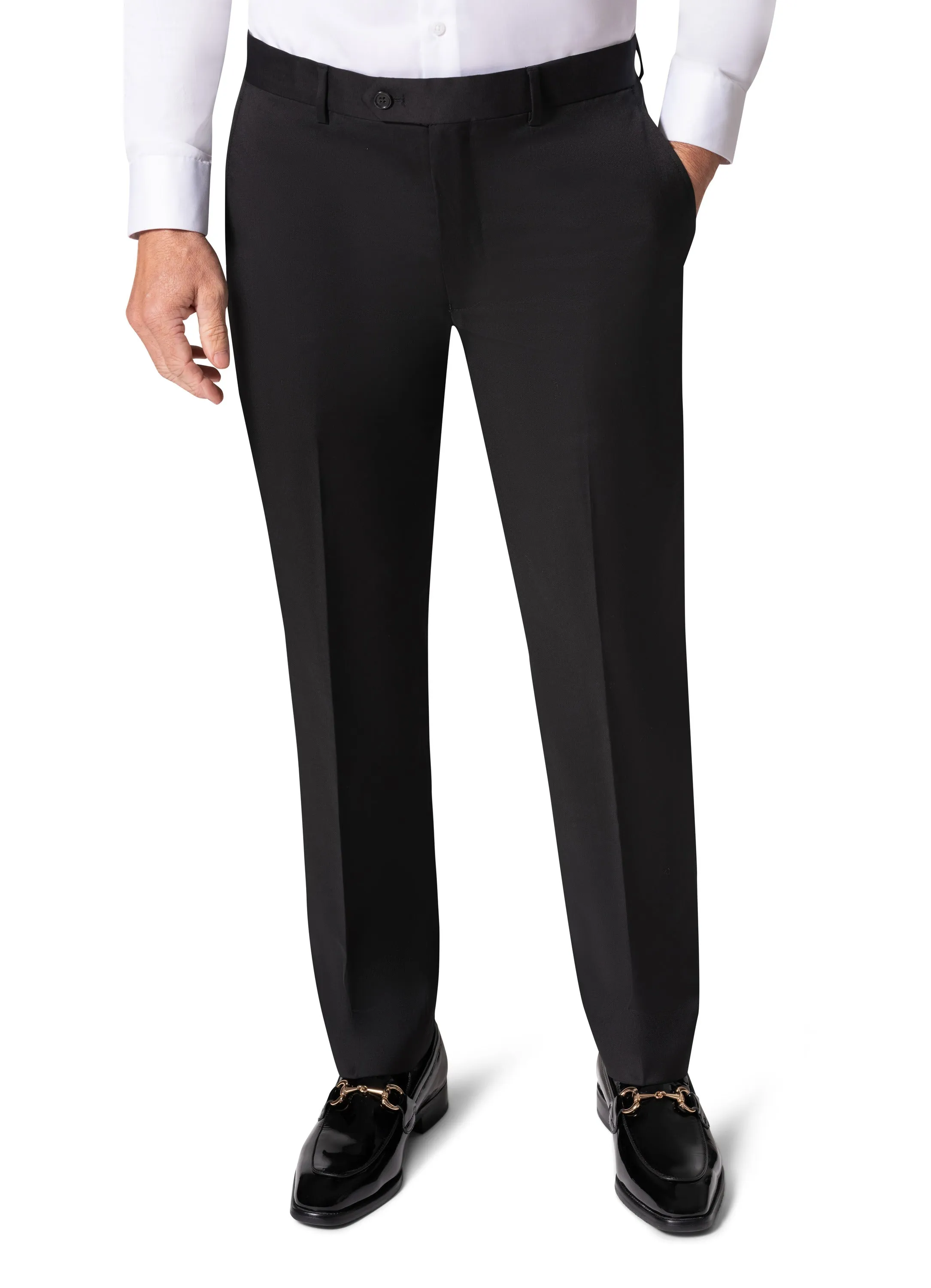 Berragamo - Reda | Modern Fit 2-Piece Solid Suit - Black