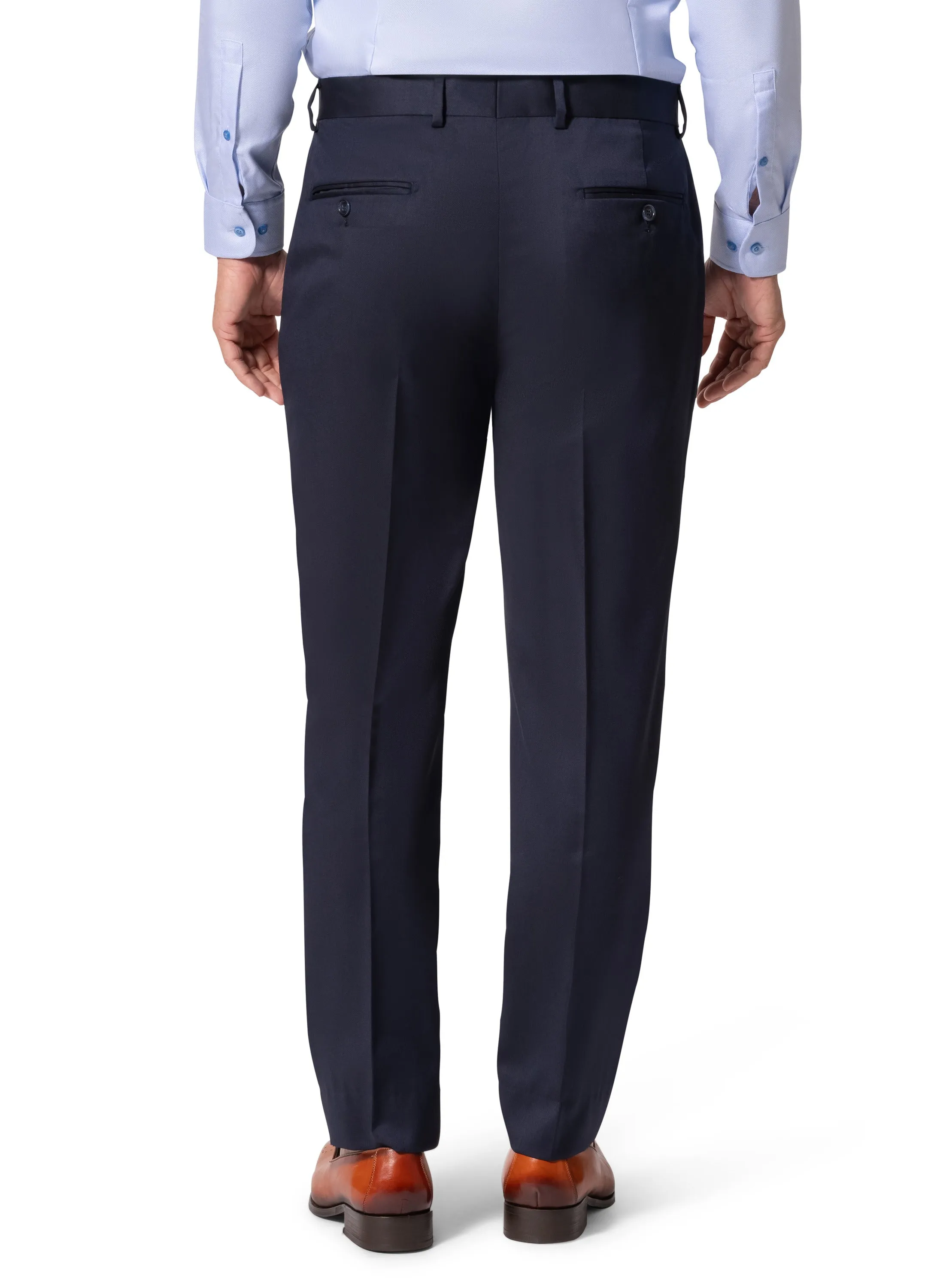 Berragamo - Reda | Modern Fit 2-Piece Solid Suit - Navy