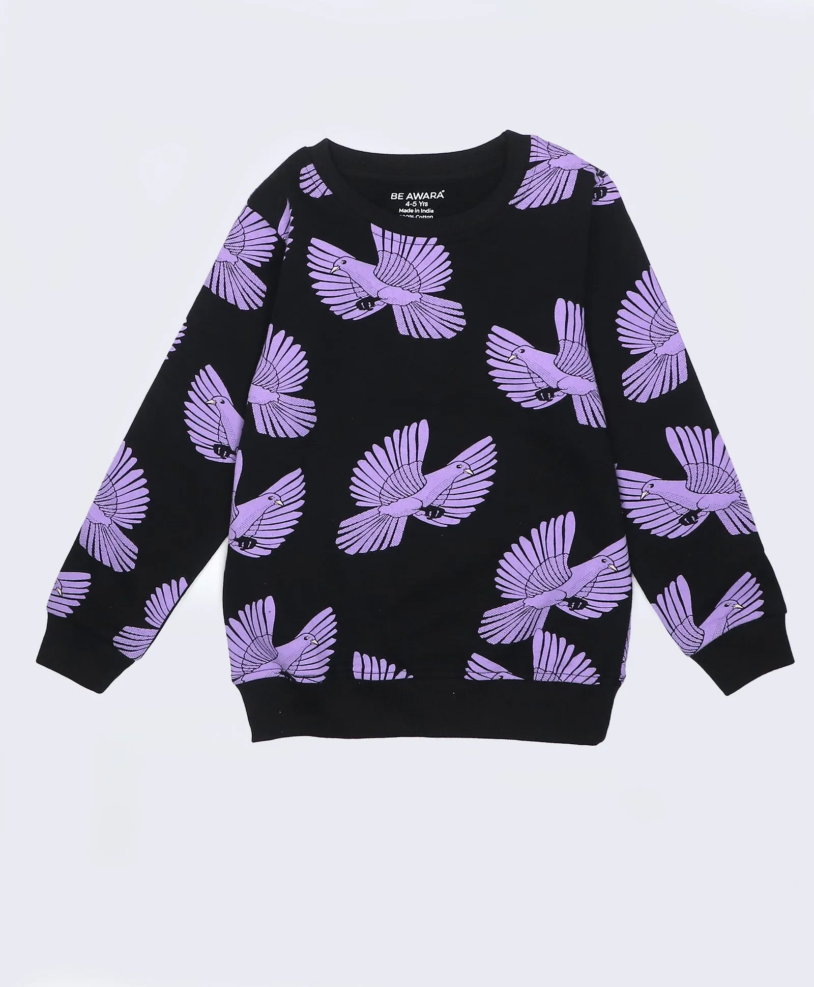 Bird Pattern Kids Sweatshirt & Joggers Set