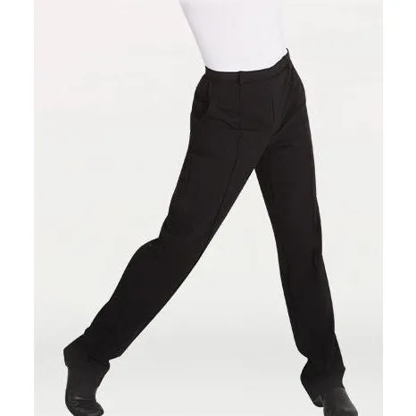 BodyWrappers Men's Straight Leg Dance Slacks