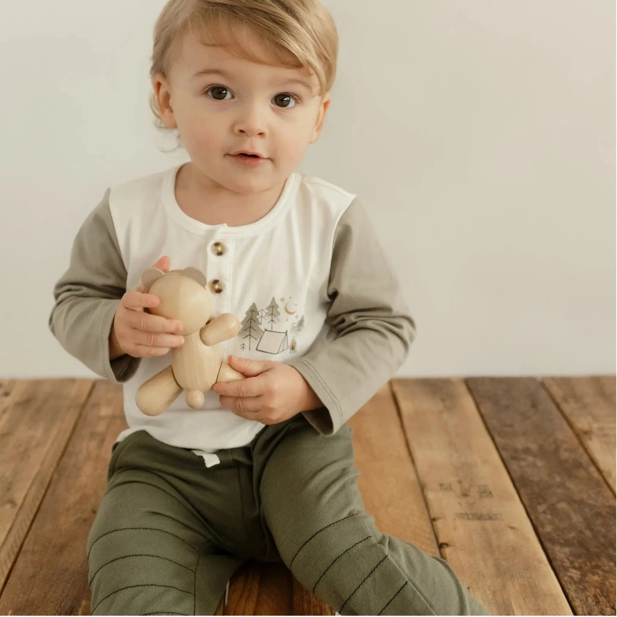 Camping Park Henley Outfit Set | Petit Lem