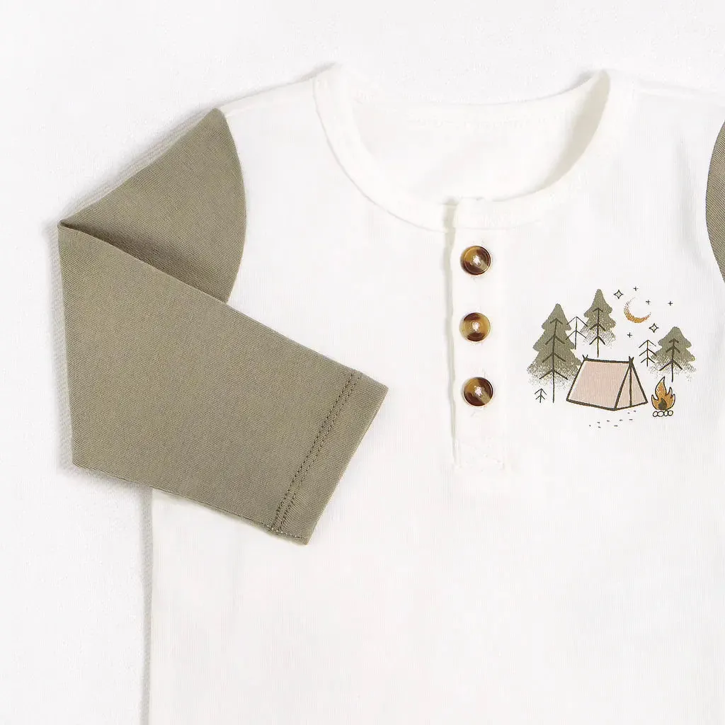 Camping Park Henley Outfit Set | Petit Lem