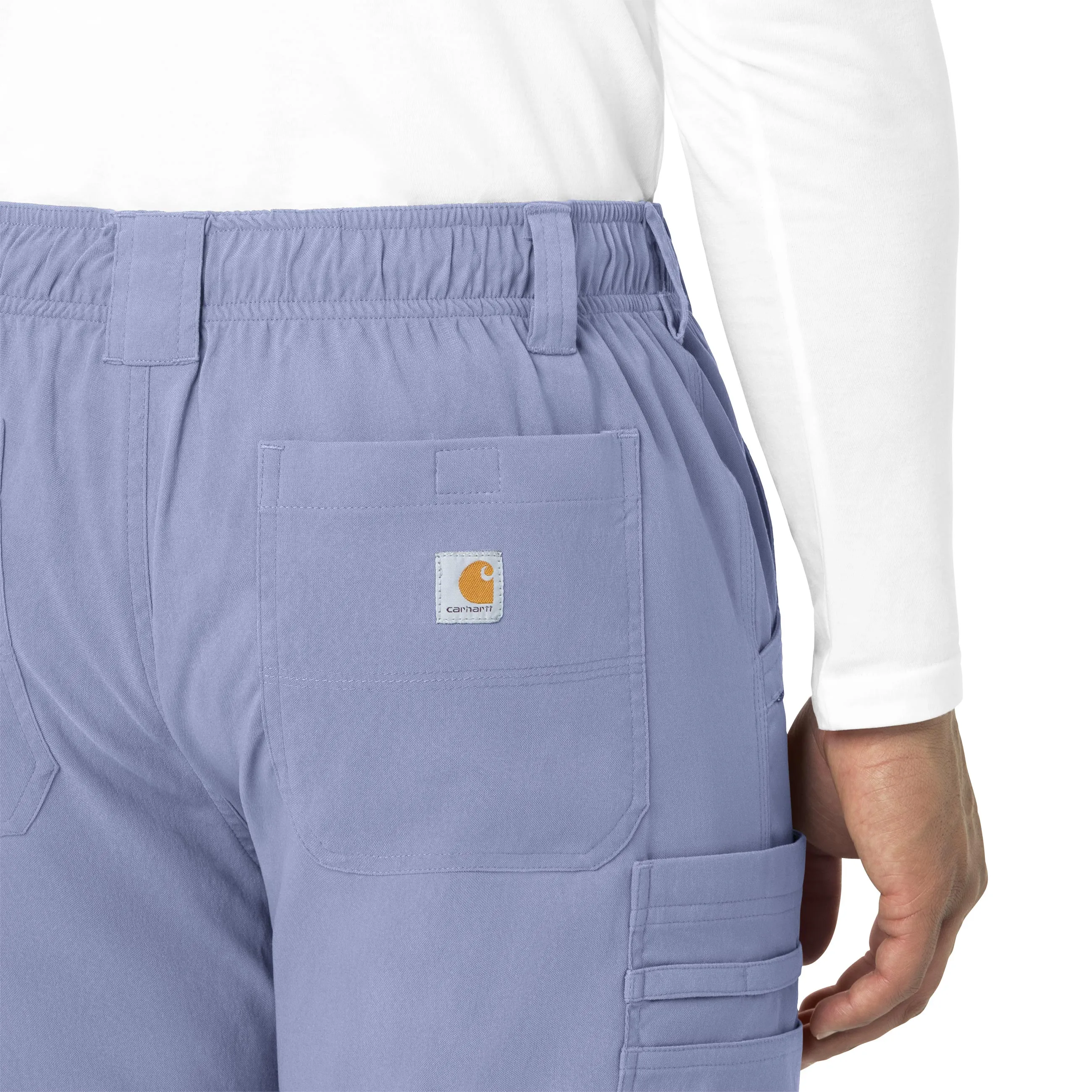 Carhartt Rugged Flex Peak Men's Straight Leg Cargo Scrub Pant - Ceil Blue