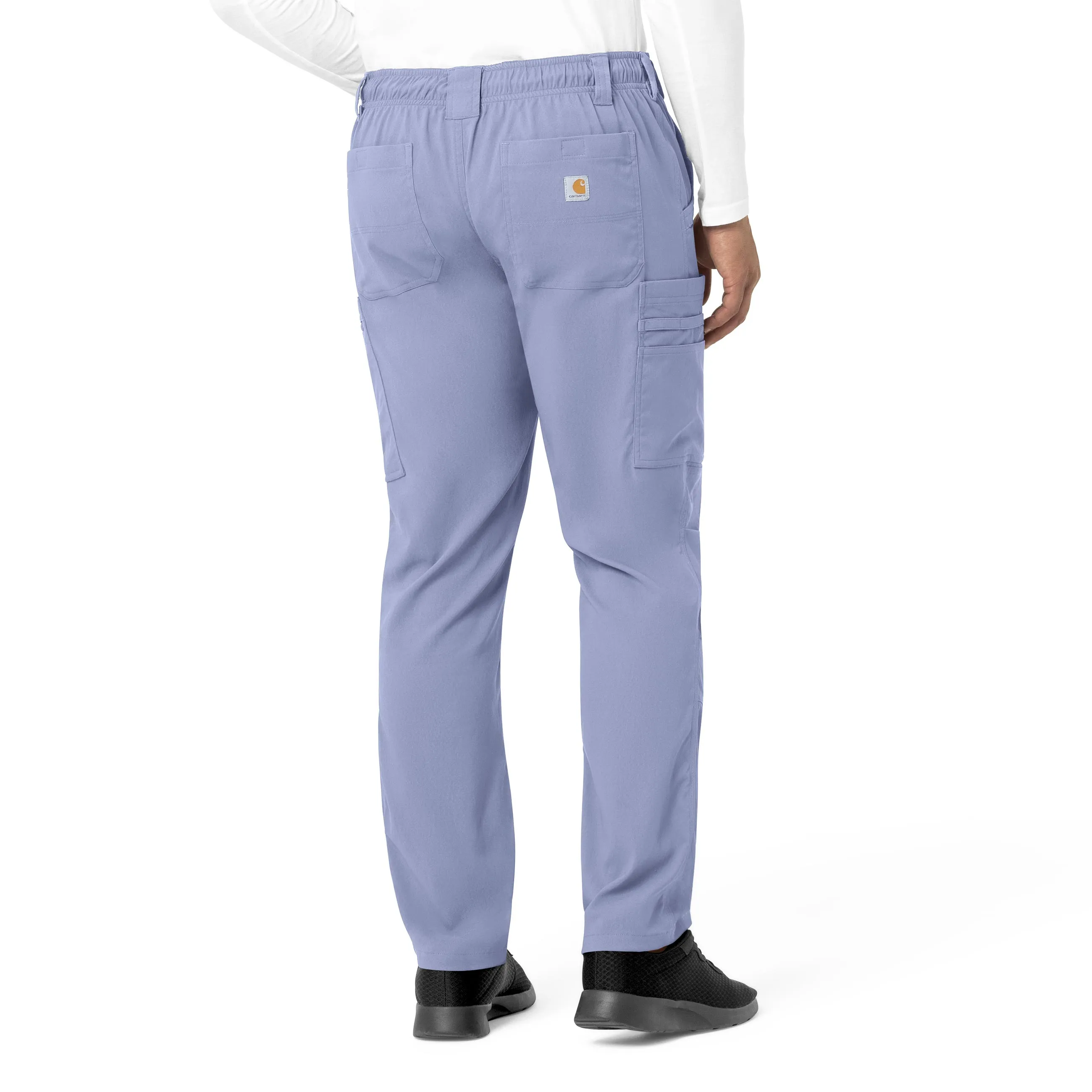 Carhartt Rugged Flex Peak Men's Straight Leg Cargo Scrub Pant - Ceil Blue