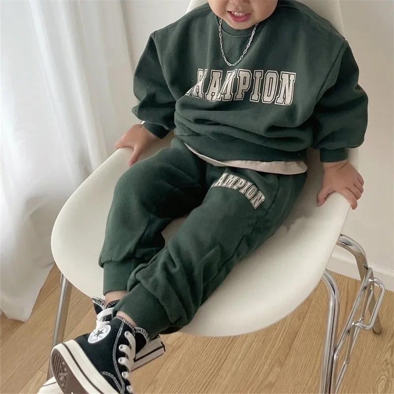 Champion Sweatshirt & Joggers Tracksuit