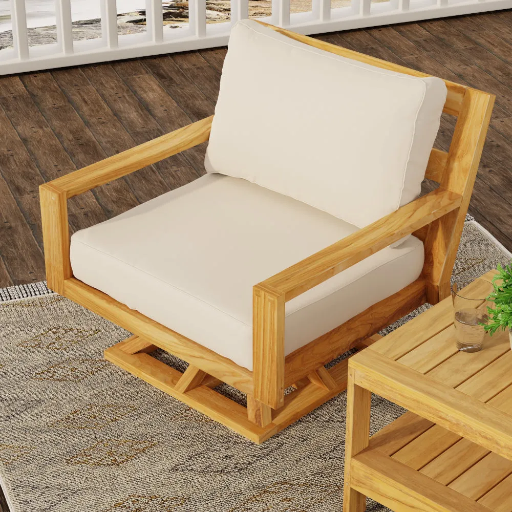 Charleston Outdoor Swivel Club Chair