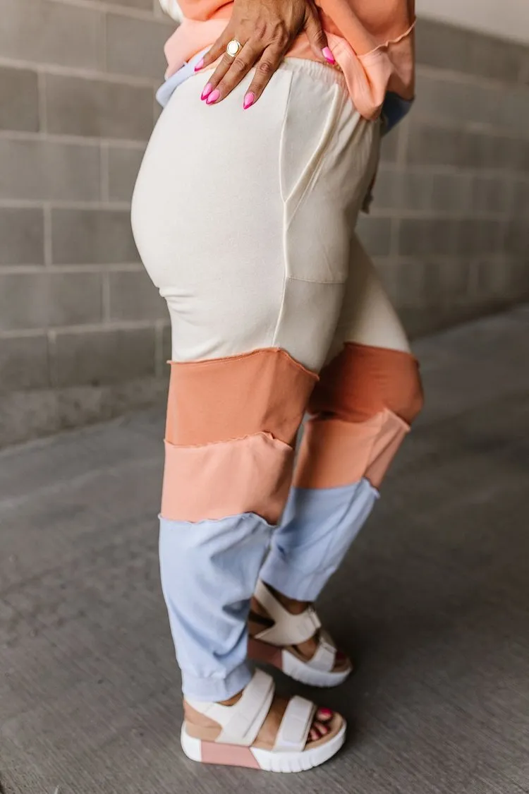 Cozy Colorblock Joggers