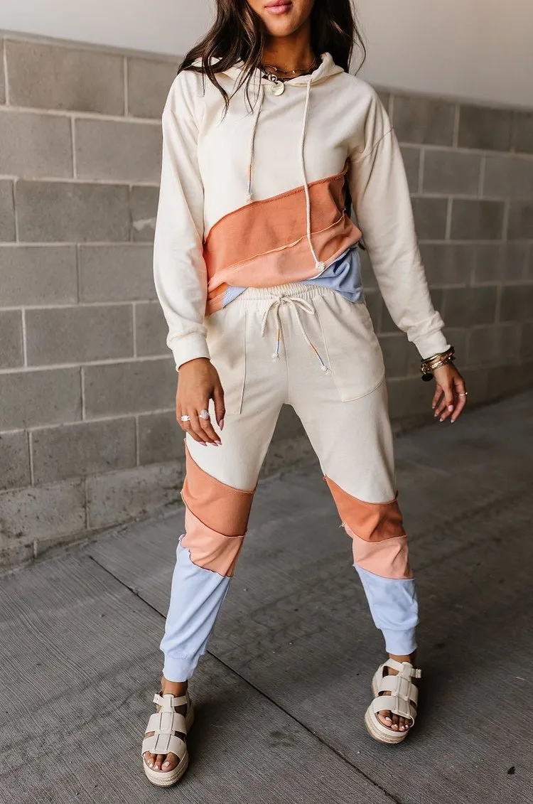 Cozy Colorblock Joggers