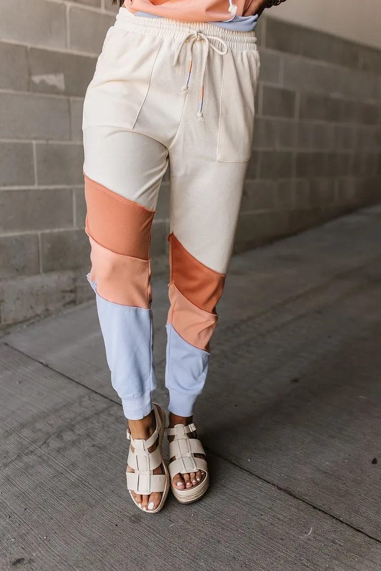 Cozy Colorblock Joggers