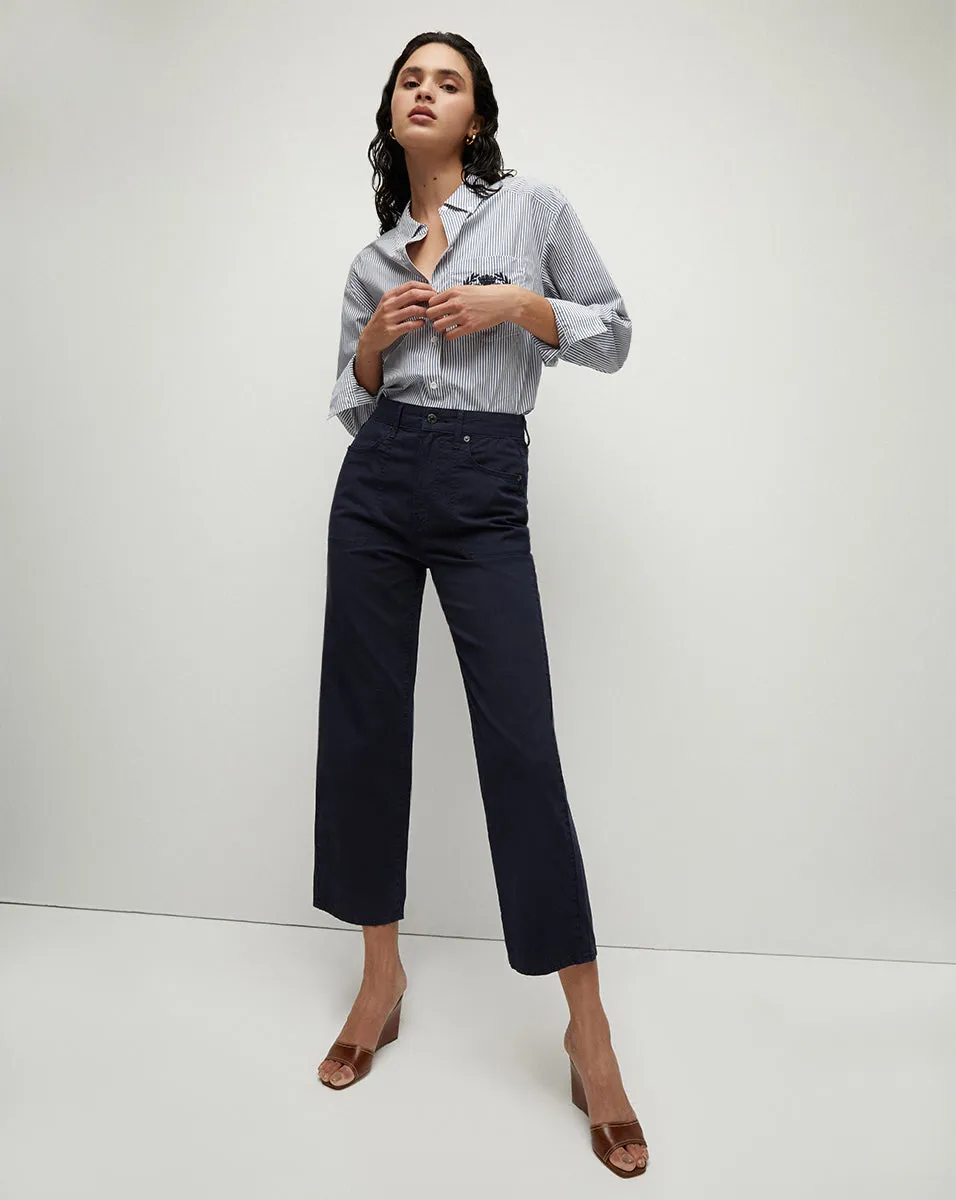 Crosbie Cropped Wide-Leg Pant