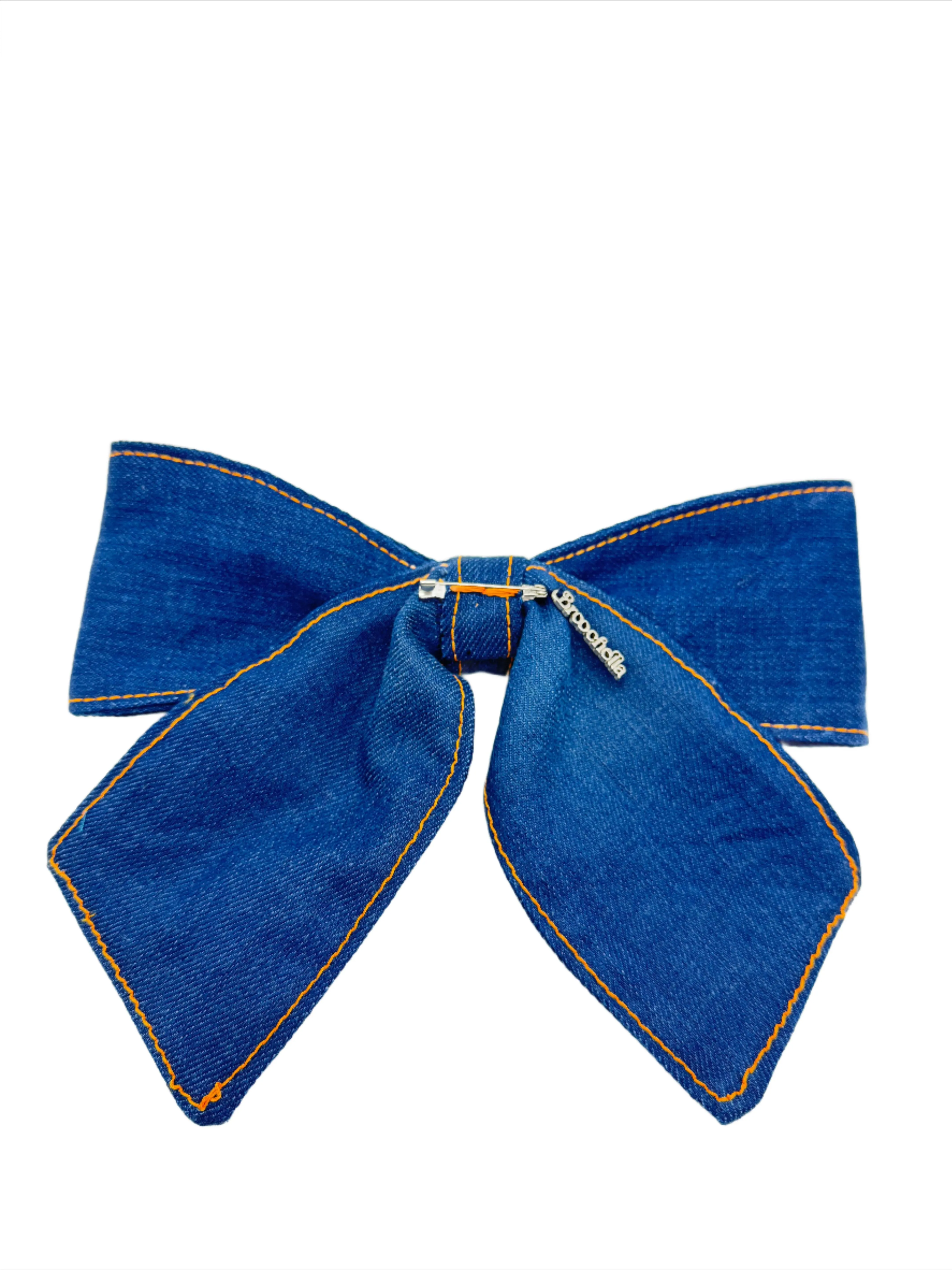 Denim Bows - Medium