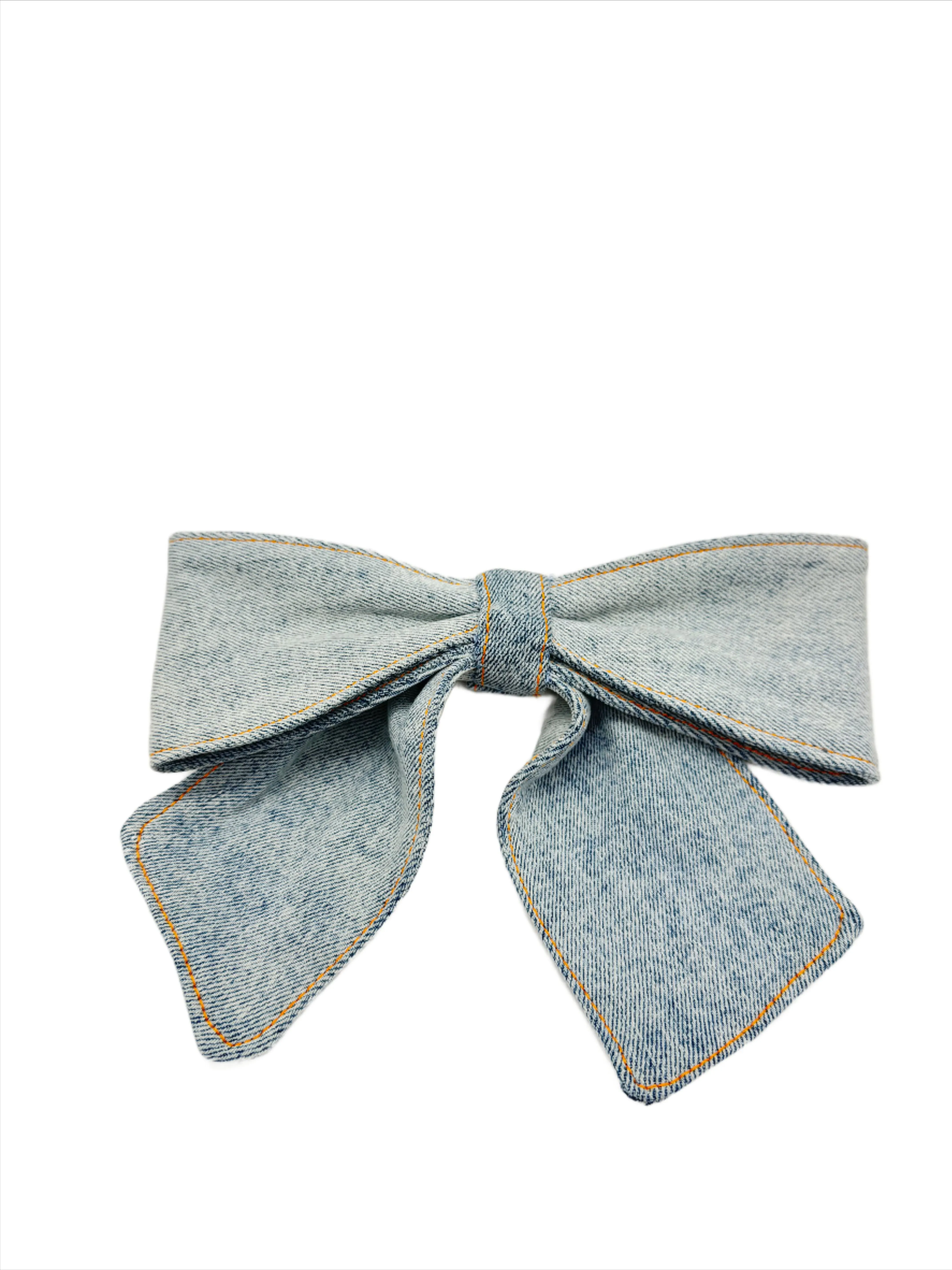 Denim Bows - Medium