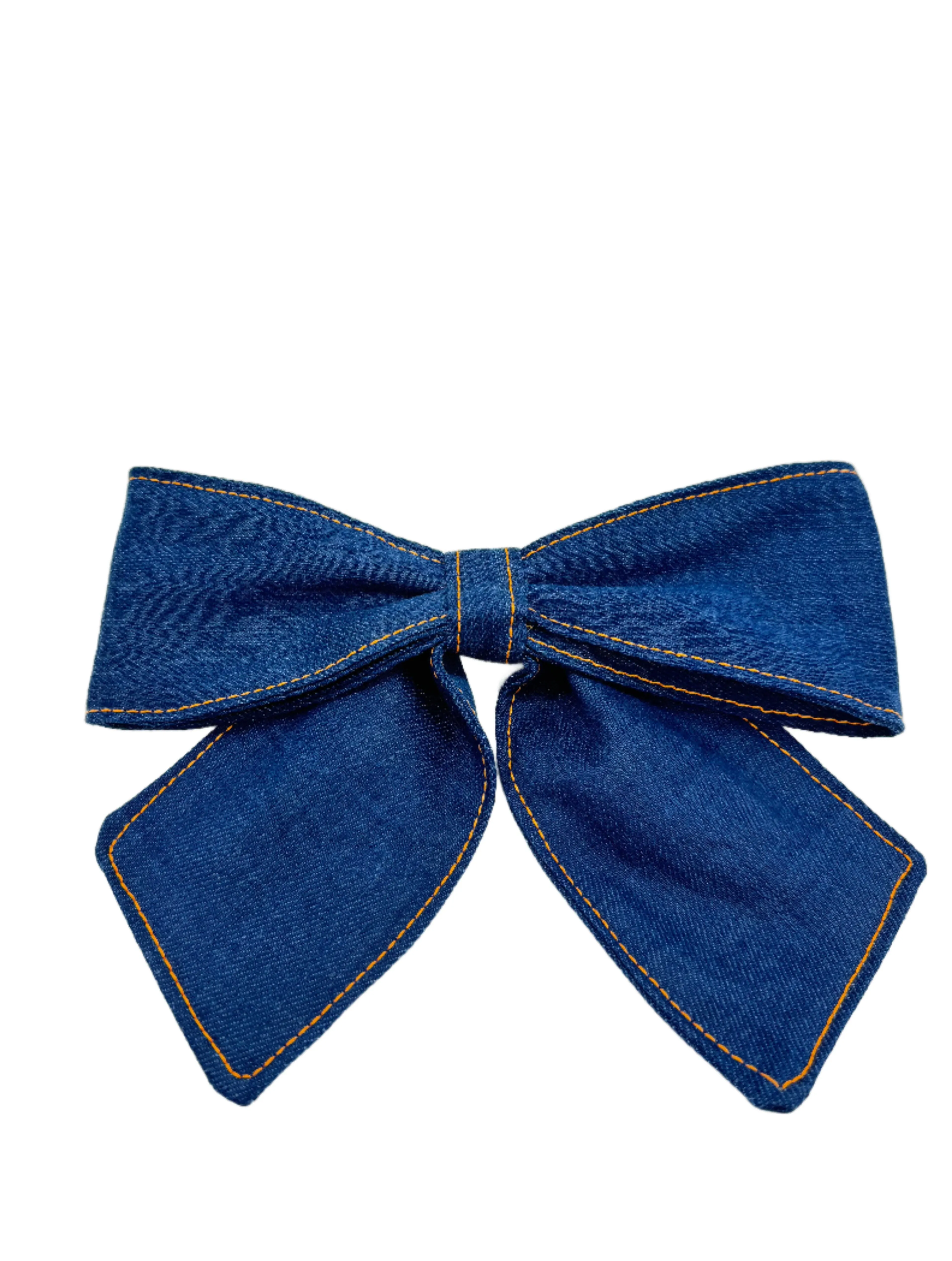 Denim Bows - Medium