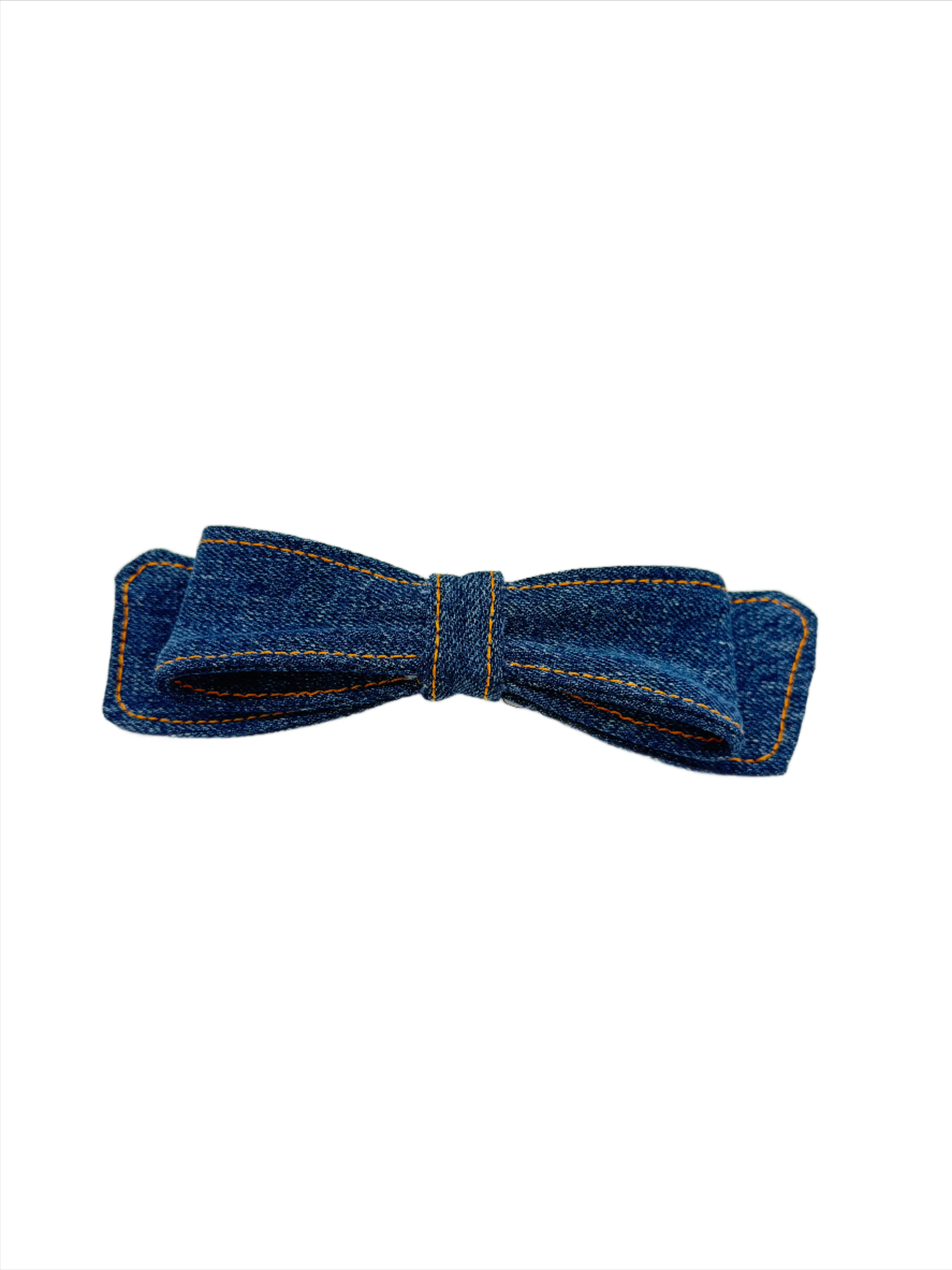 Denim Hair Bows