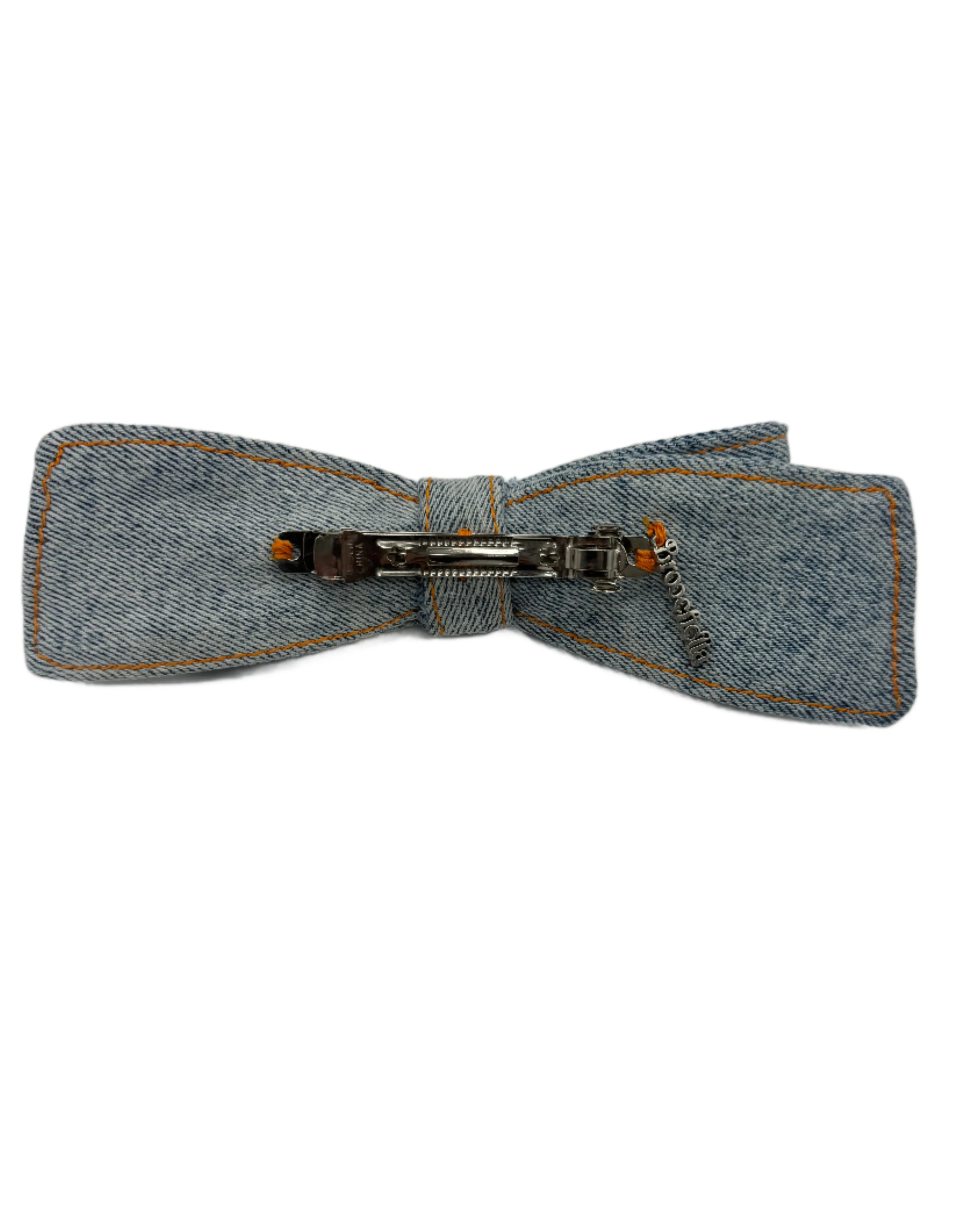 Denim Hair Bows