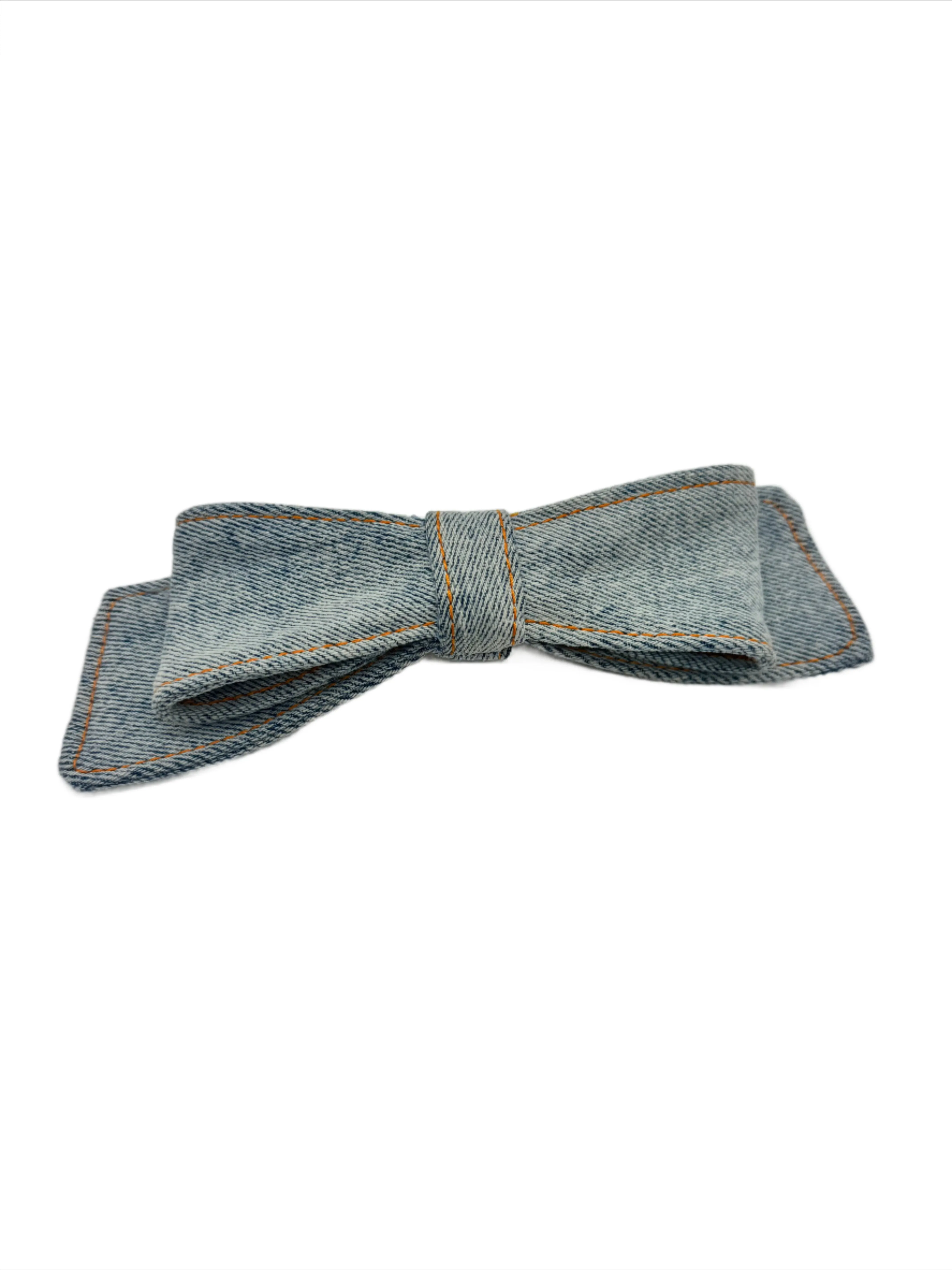 Denim Hair Bows