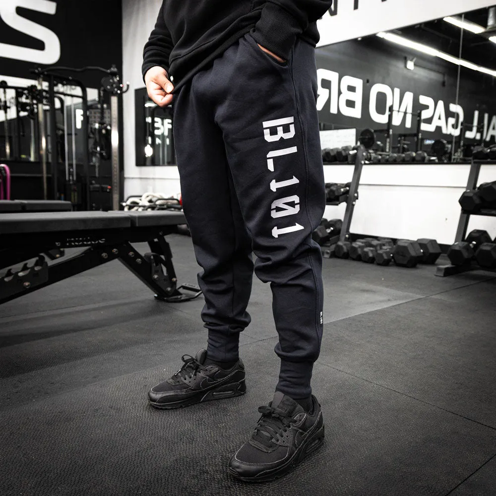 Diamond Relaxed Fit Youth Joggers - Black/White