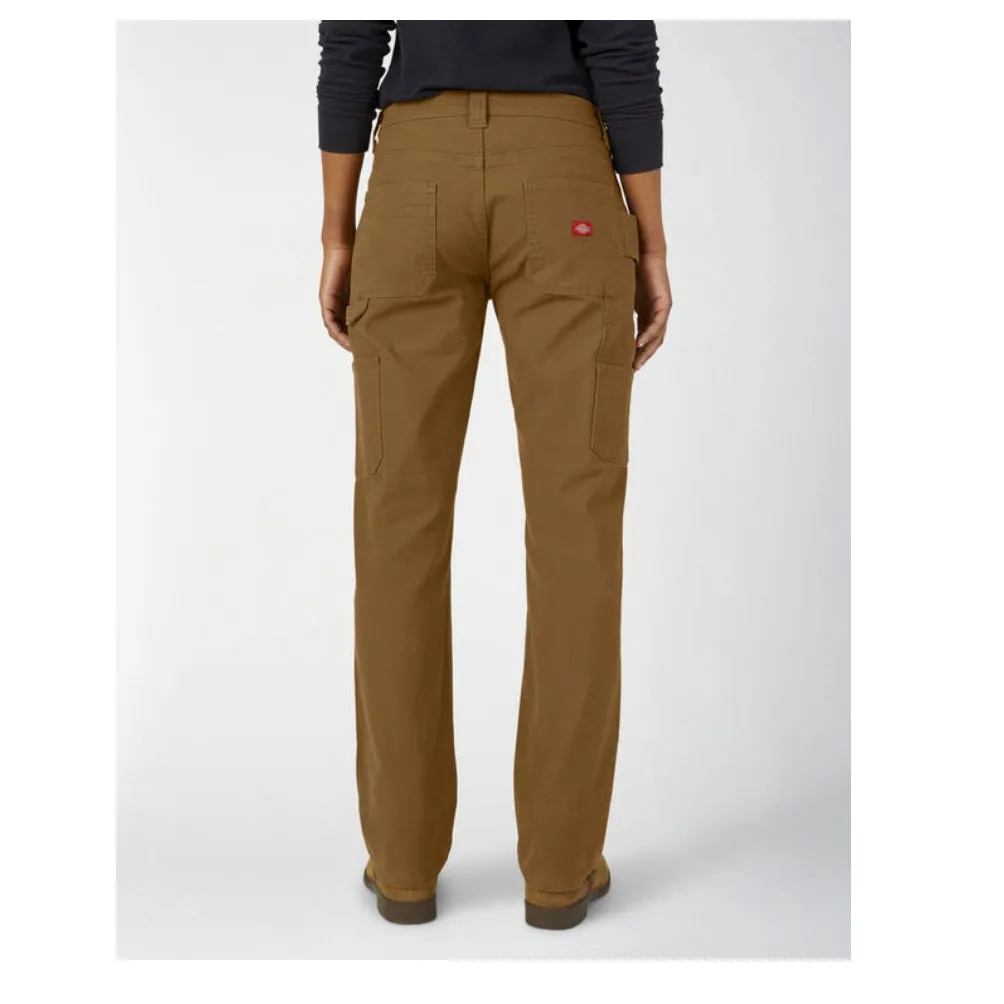 Dickies Stretch Duck Women's Carpenter Work Pant FD2700 - Brown