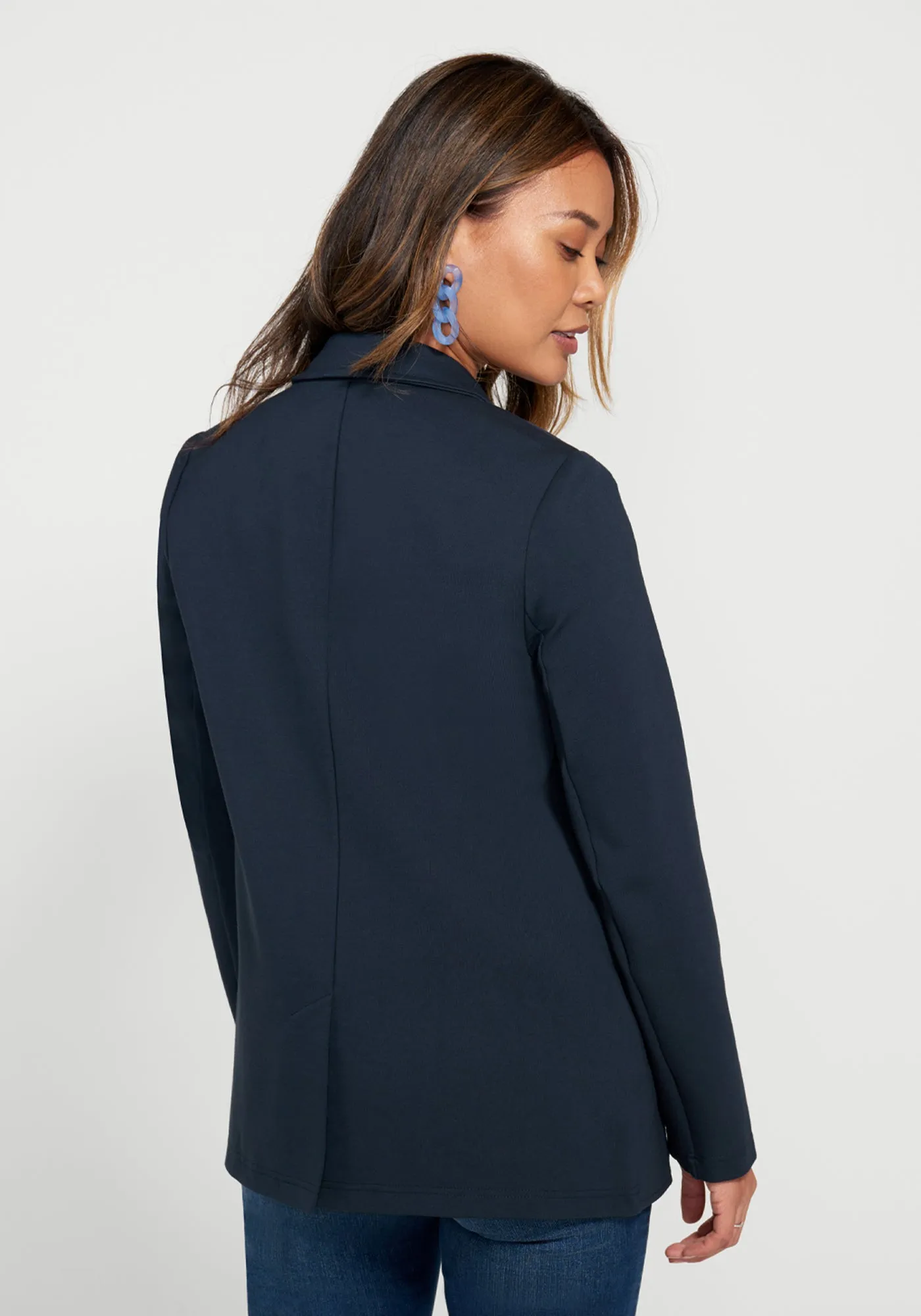 Double Breasted Blazer (Navy)