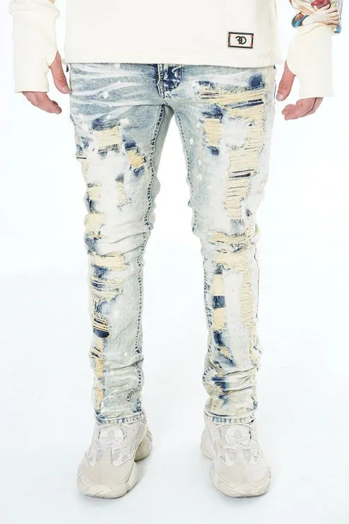 F1722 FROST Ripped Jeans - Dirt