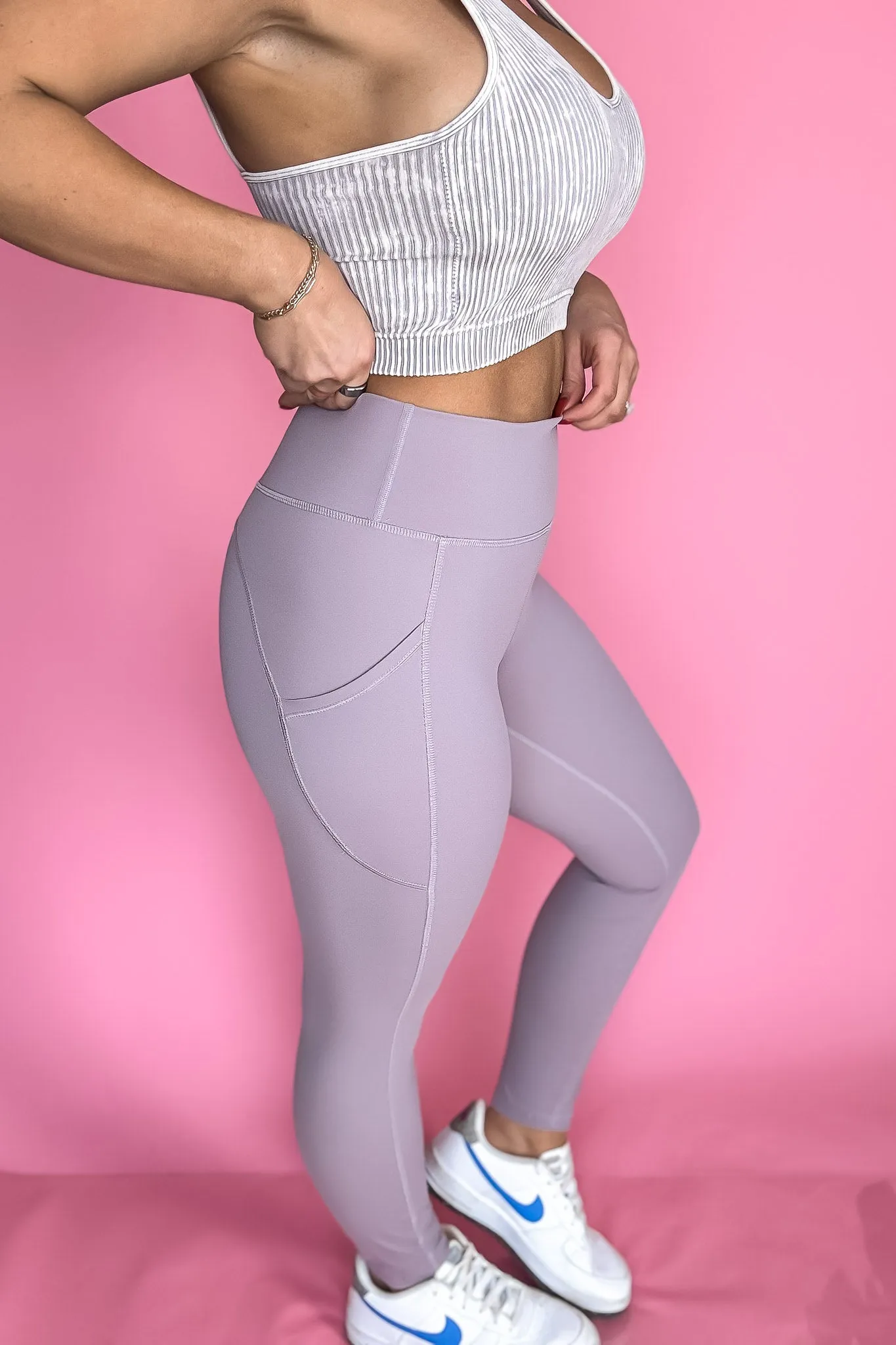 Fast and Freely Violet Verbena Leggings