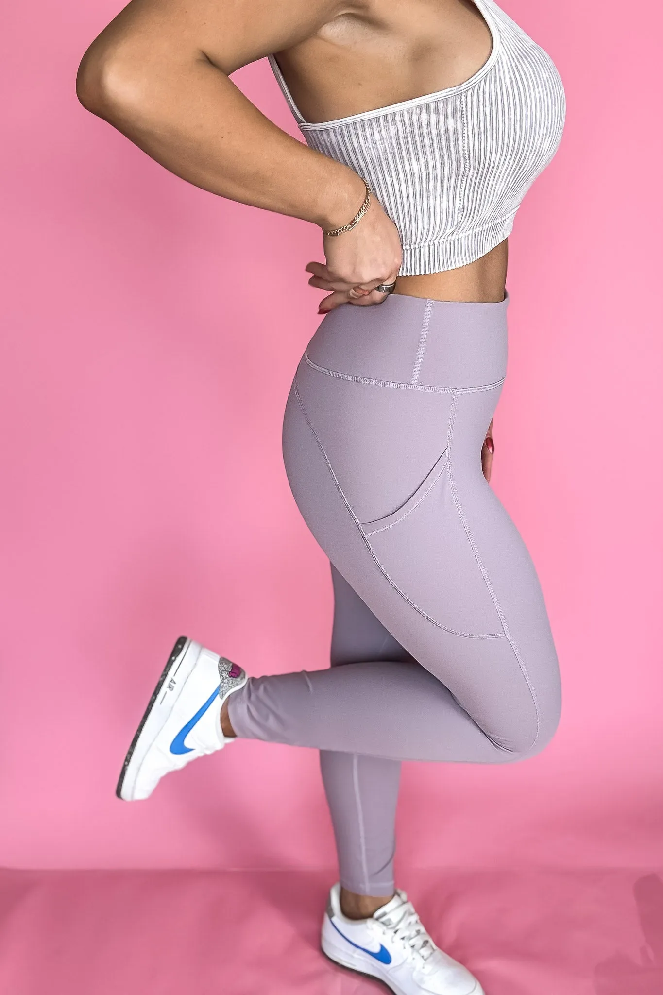 Fast and Freely Violet Verbena Leggings