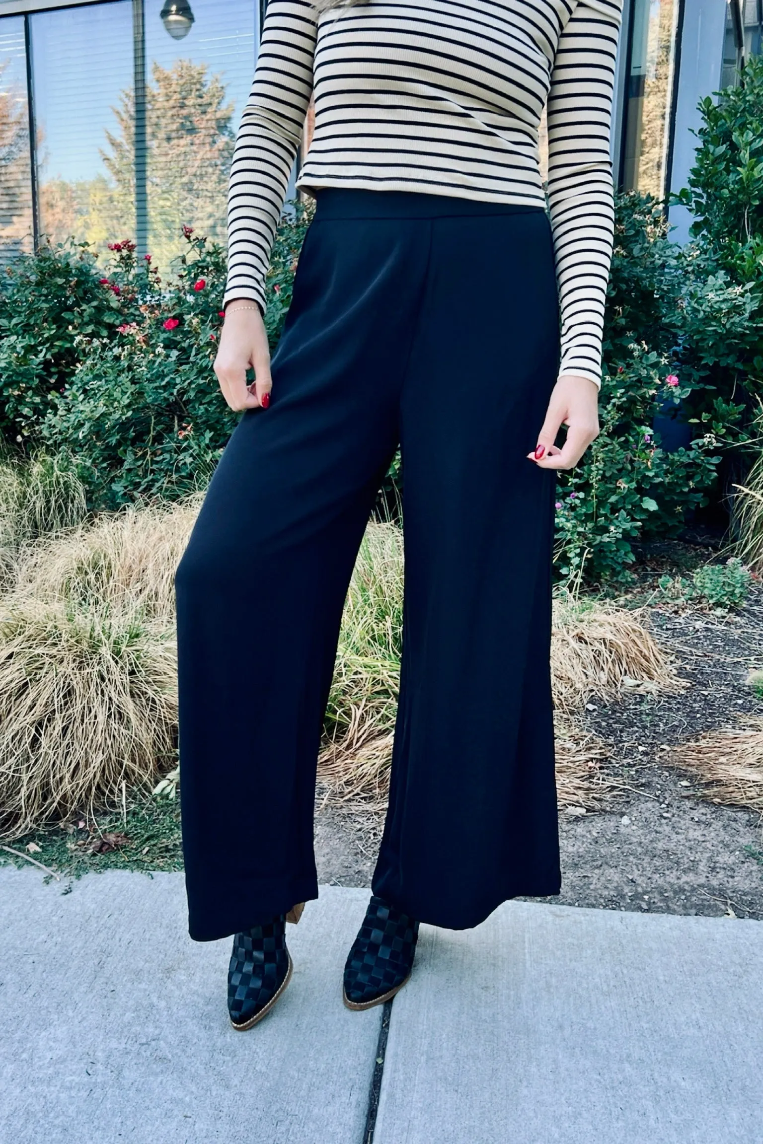 First Class Wide Leg Pants