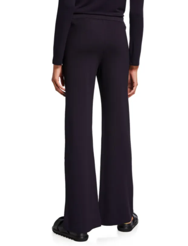 French Terry Flared Pant - Navy