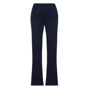 French Terry Flared Pant - Navy