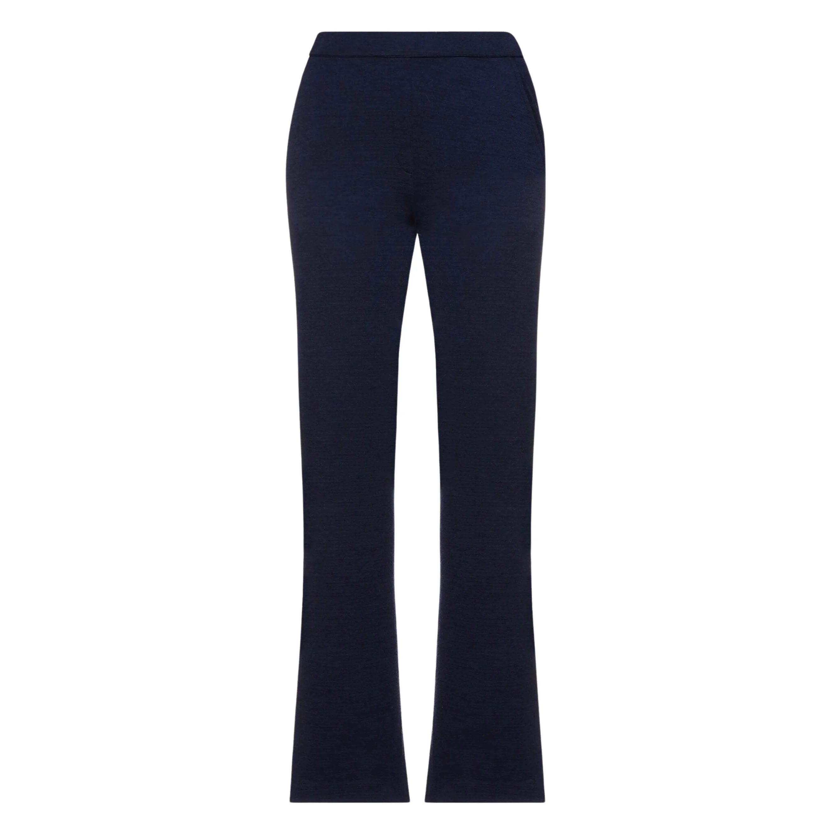 French Terry Flared Pant - Navy