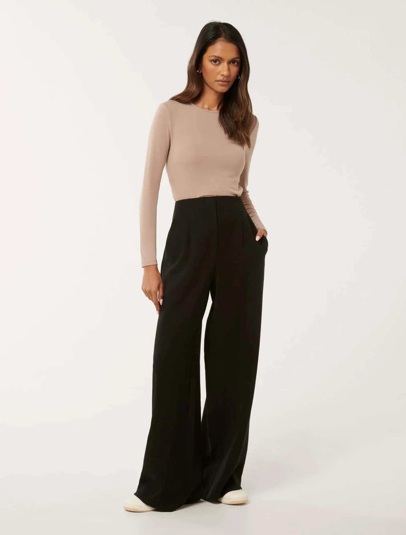 Freya Petite High Waist Wide Leg Pants