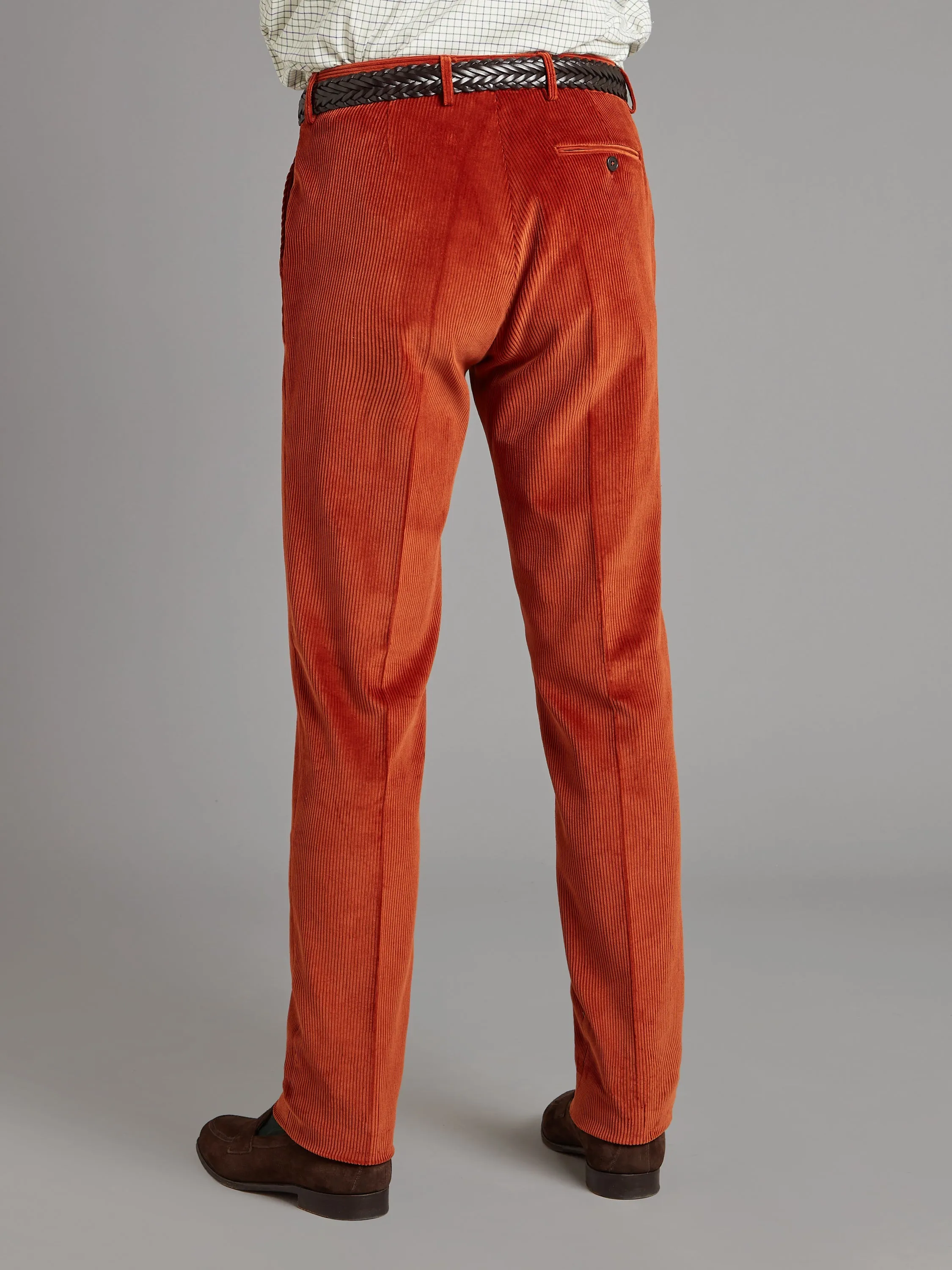 Heavyweight Corduroy Pants - Burnt Orange