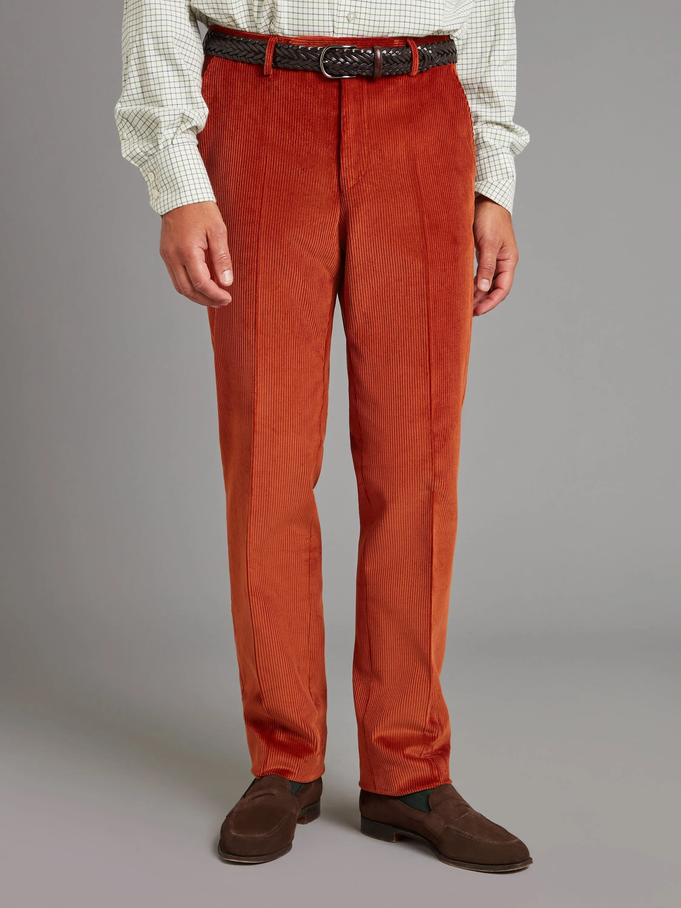 Heavyweight Corduroy Pants - Burnt Orange