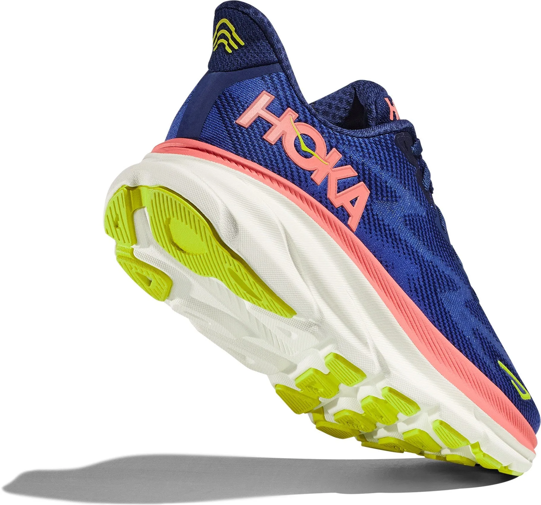 HOKA CLIFTON 9 WOMENS EVENING SKY/CORAL