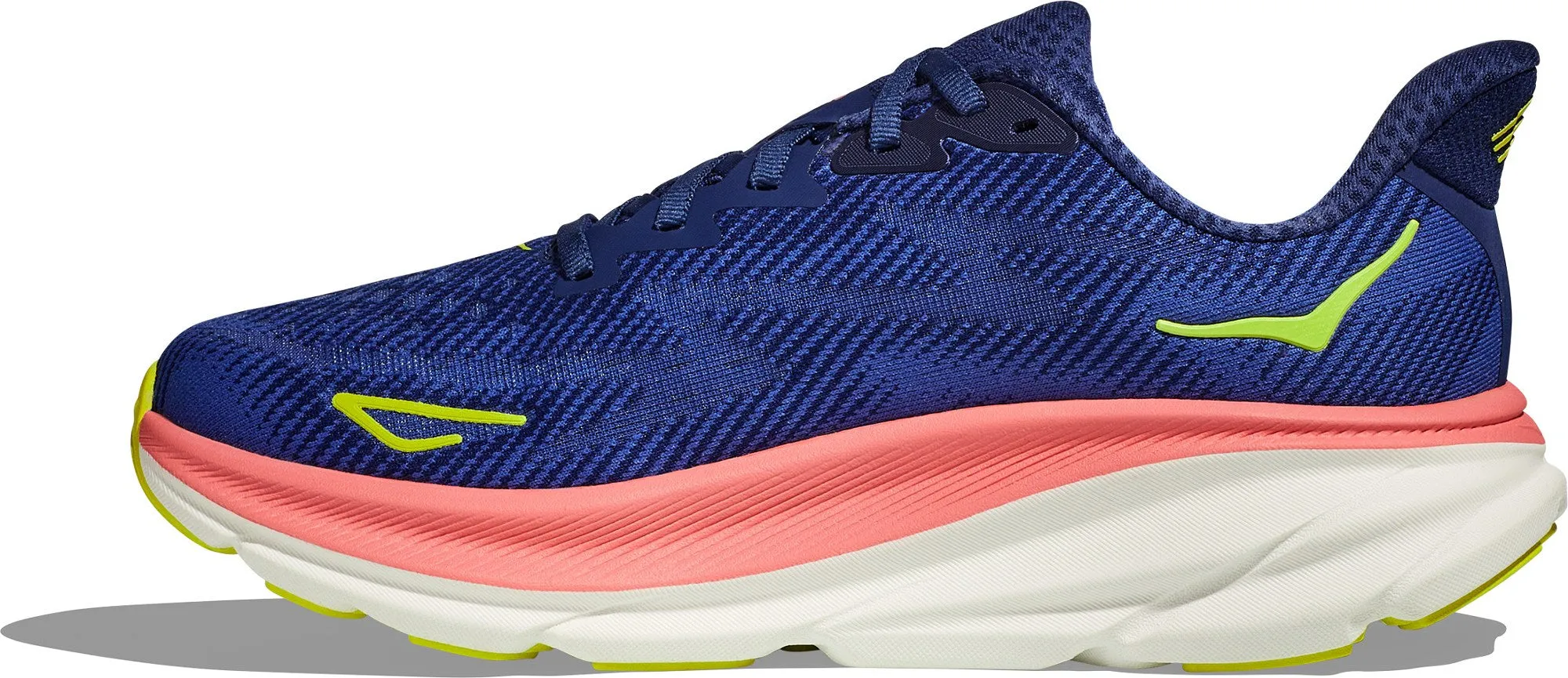 HOKA CLIFTON 9 WOMENS EVENING SKY/CORAL