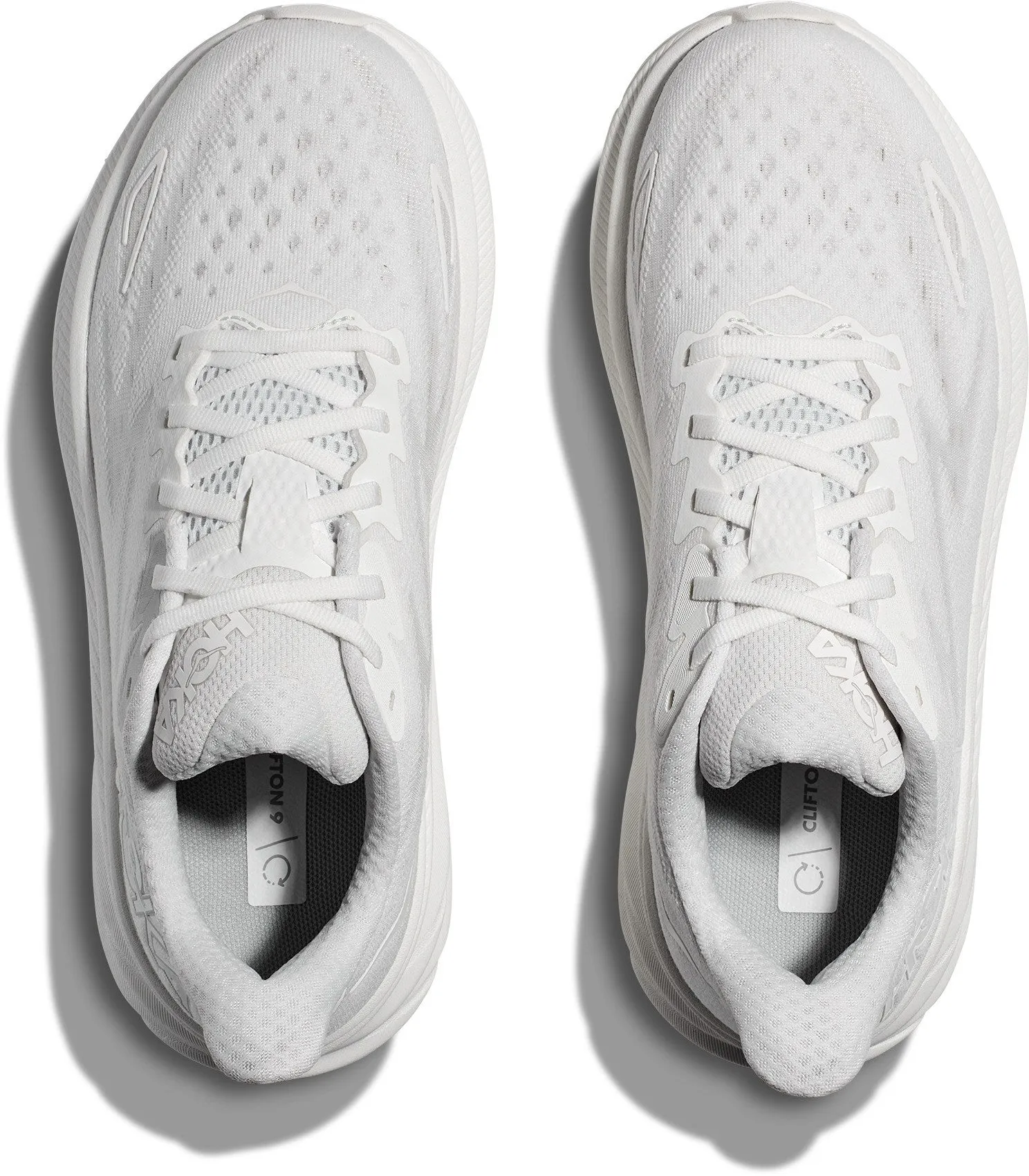 HOKA CLIFTON 9 WOMENS WHITE/WHITE