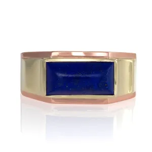 J.R. Wood & Sons Lapis Cabochon Ring