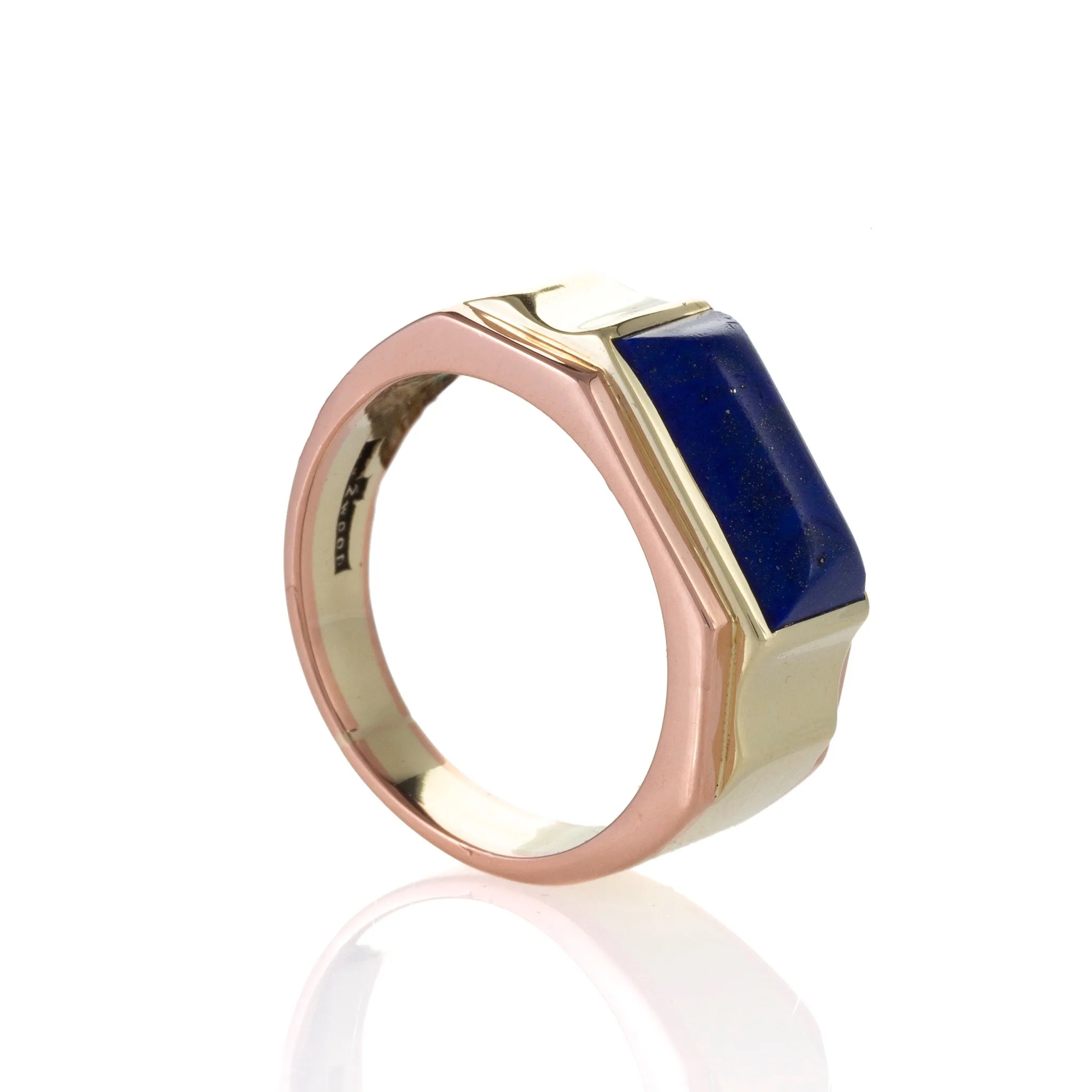 J.R. Wood & Sons Lapis Cabochon Ring