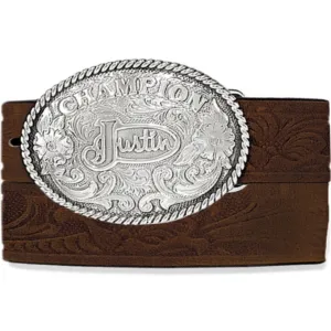 Justin Boys Champion Tool Aged Bark Belt