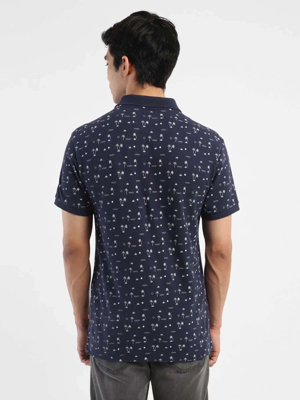 Men's All Over Printed Polo T-shirt