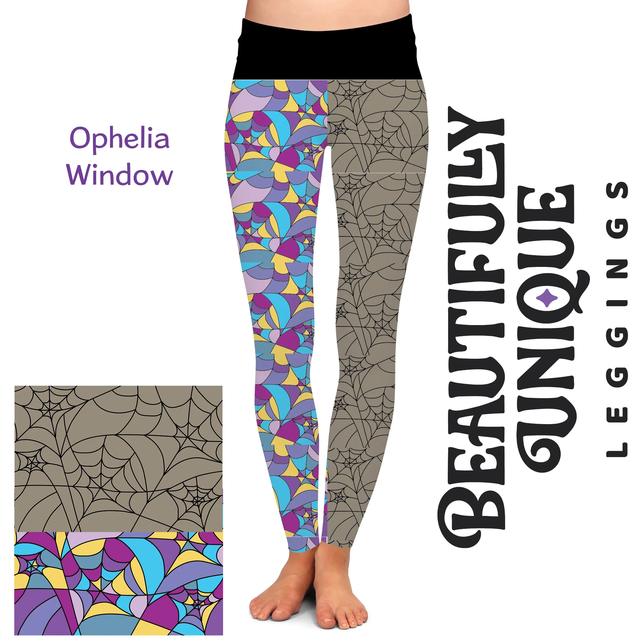 Ophelia Hall (Unique Exclusive) - High-quality Handcrafted Vibrant Leggings