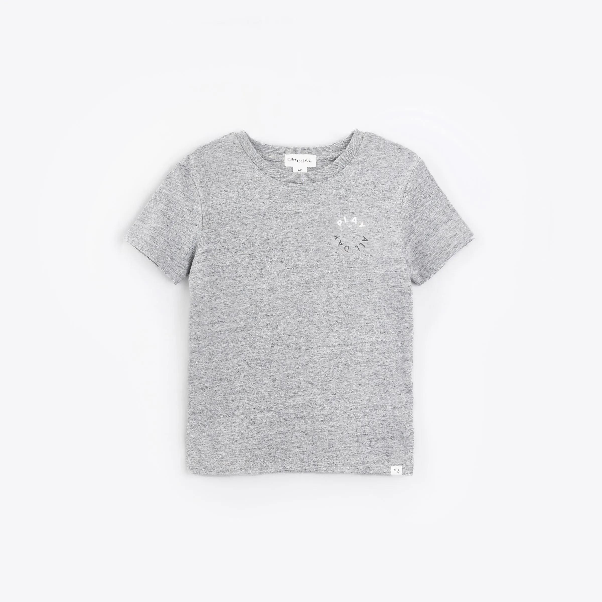 PLAY ALL DAY Heather Grey T-Shirt