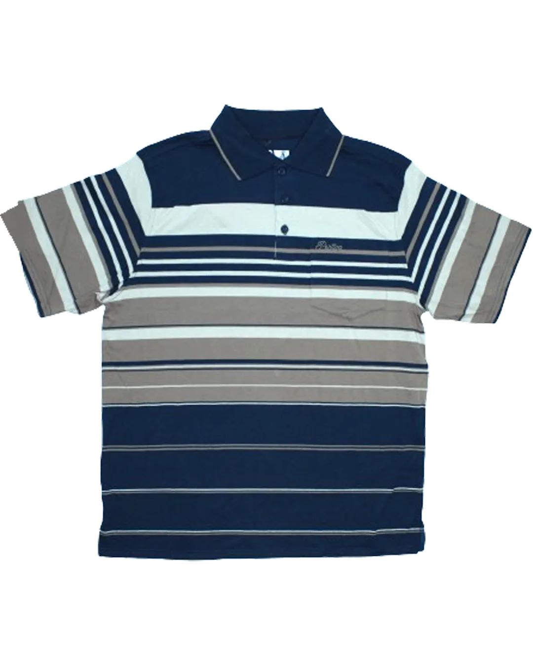 POINTING S/S Navy/Brown/Beige Golfer