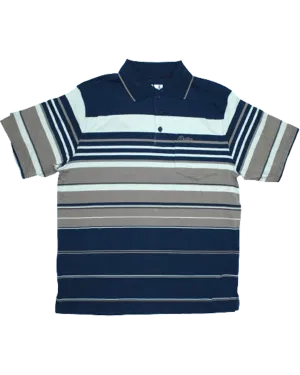 POINTING S/S Navy/Brown/Beige Golfer