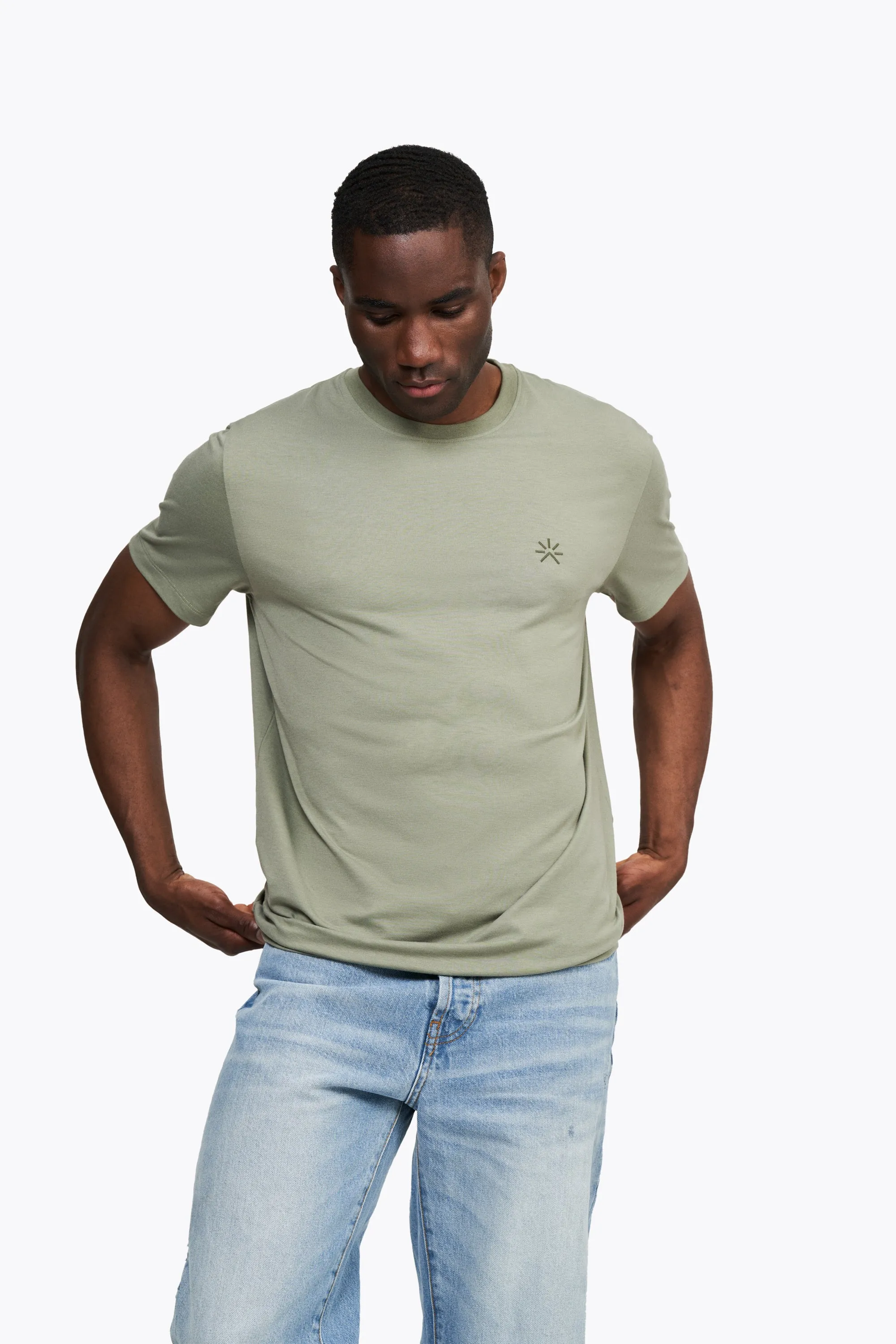 ProTravel™ Tee SS Foggy Green Men