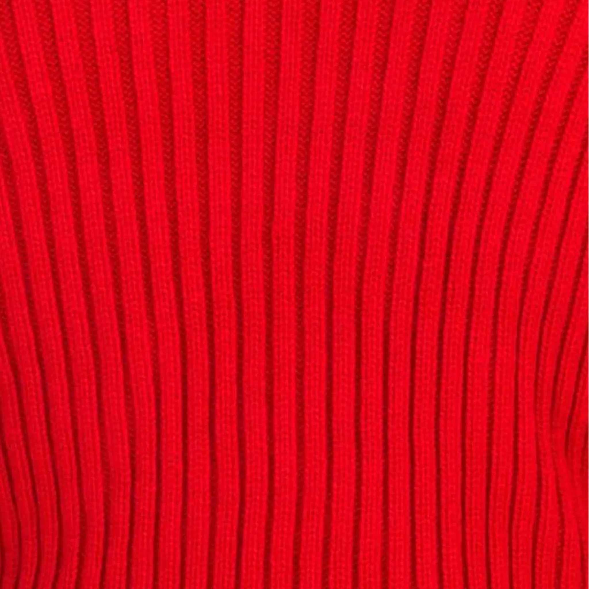 Red Cowl Neck Men's Sweater